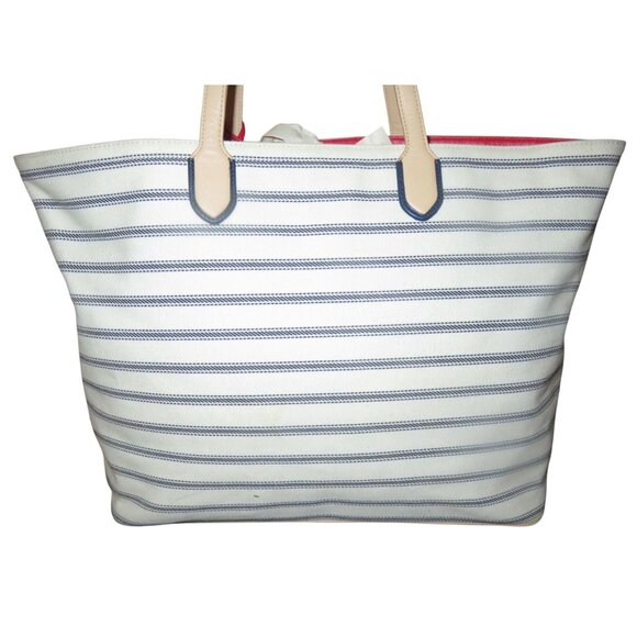 Coach Saint James limited legacy striped canvas weekender tote & pochette set - Picture 2 of 14